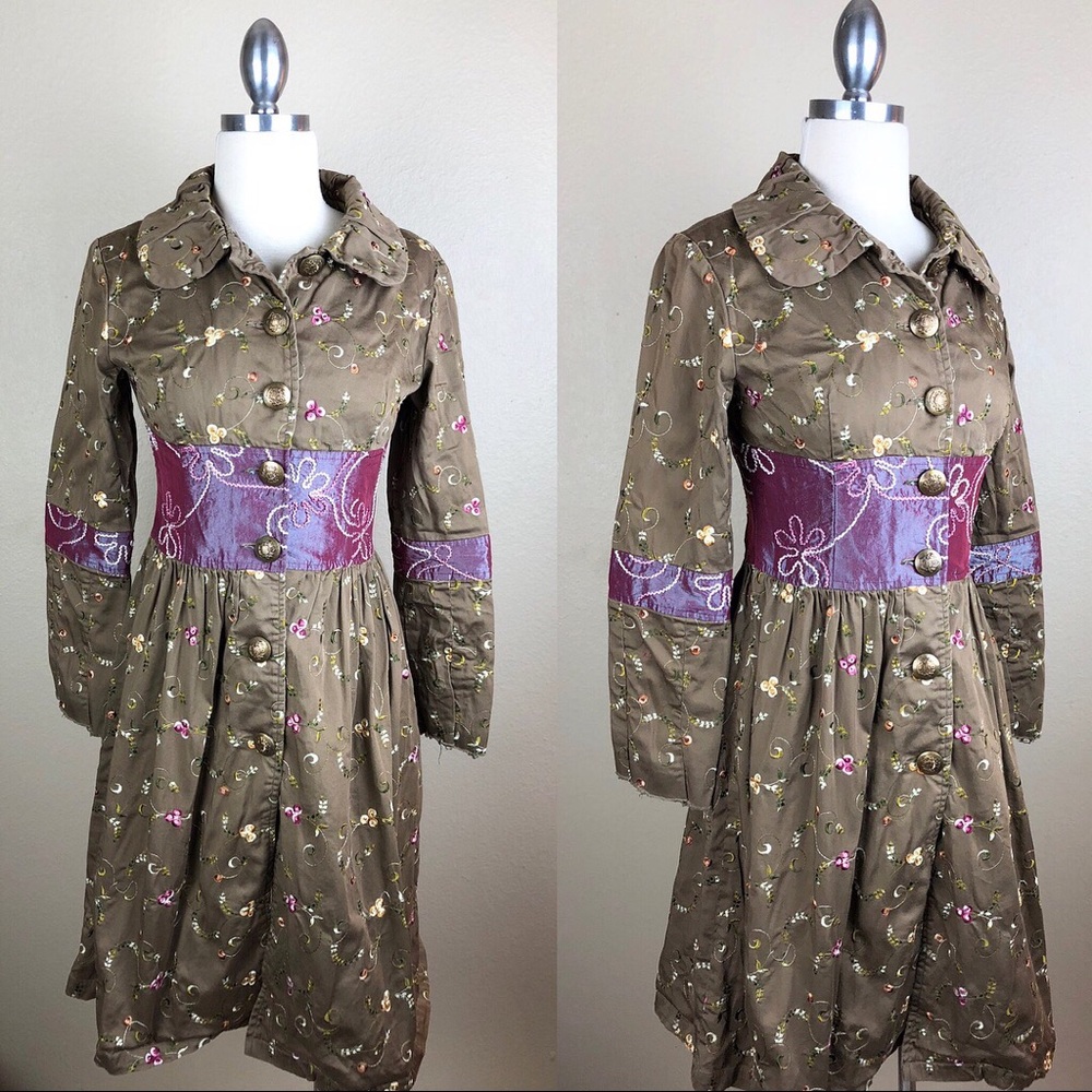 Embroidered Coat - image 1